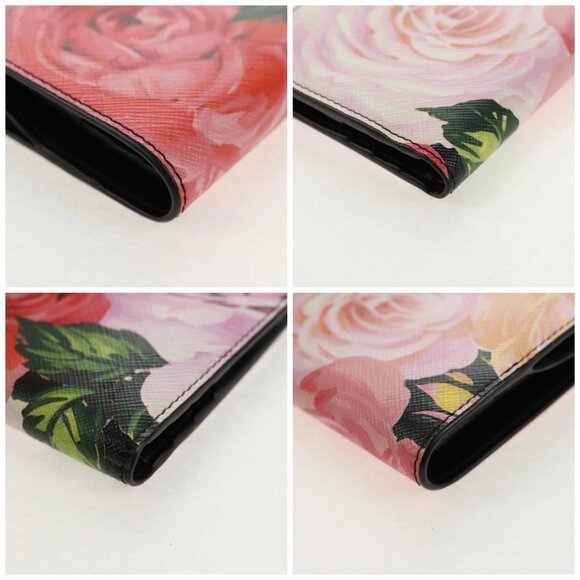 PRADA Bifold Wallet Leather Pink Auth 136570V - Picture 15 of 16